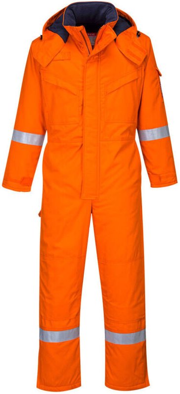 Winter-Overall Fr Antistatisch Farbe: Orange Größe M - Portwest