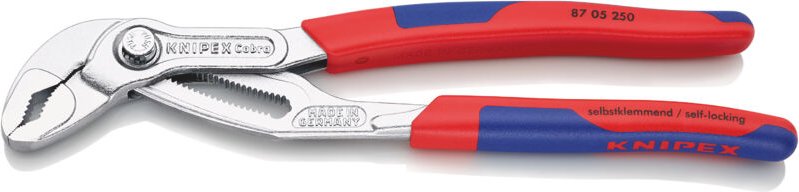 Thumbnail - Knipex - 87 05 250 Cobra Hightech- Wasserpumpenzange verchr. 250 mm
