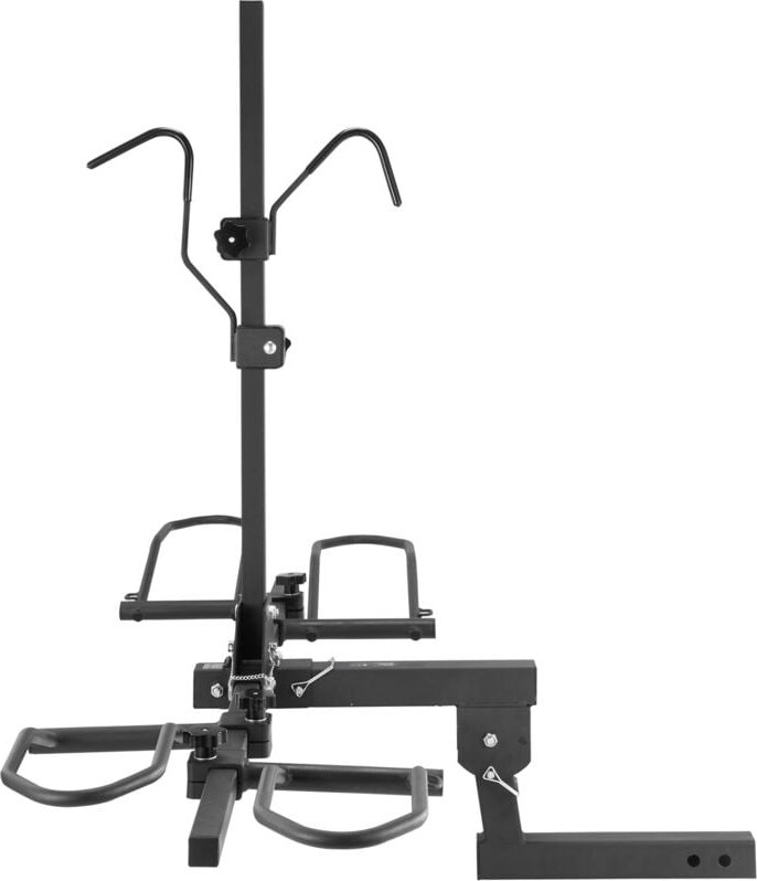 Mophorn - Fahrradträger für Anhängerkupplung, 2-Fahrrad-Plattform, 160 Pfund Tragkraft, passend für 2-Zoll-Empfänger, Ki...