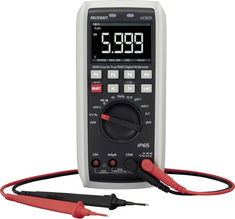 Thumbnail - VC905 Hand-Multimeter digital cat iii 1000 v, cat iv 1000 v Anzeige (Counts): 6000 - Voltcraft
