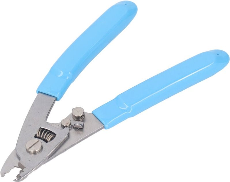 Yechiry Dreiloch-LWL-Abisolierzange, Glasfaserwerkzeug aus Edelstahl mit ergonomischem Griff und Sechskantschlüssel, ide...