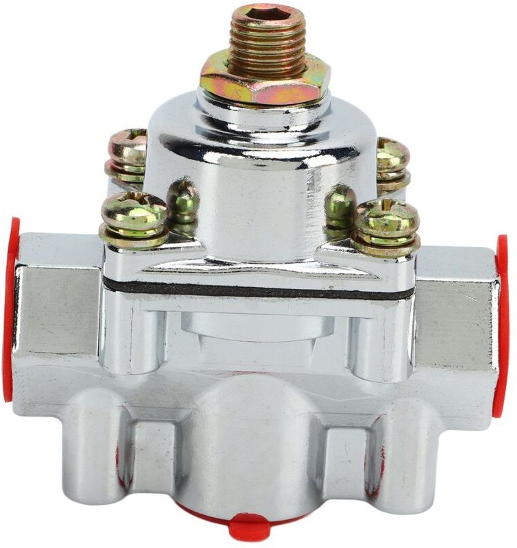 Ej.life - Kraftstoffdruckregler, 12 804 Zinklegierung Kraftstoffdruckregler-Kit 1 bis 4 Psi 3/8in npt Port Rostfreier Ve...