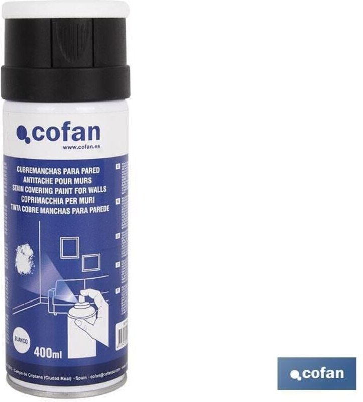 Weiße Wandfleckenabdeckung, 400 ml