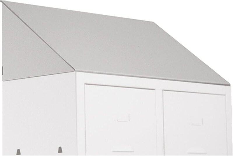 Tetto inclinato 68 x 34 x h.15 per spogliatoio