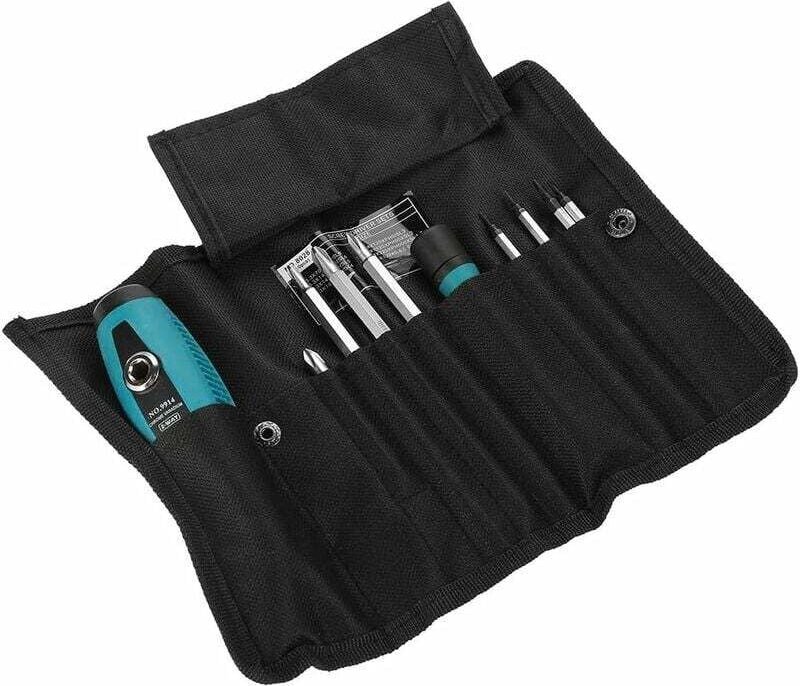 10-teiliges Schraubendreher-Set, multifunktionales magnetisches Schraubendreher-Set mit Kreuzschlitz-, Schlitz- und Fünf...