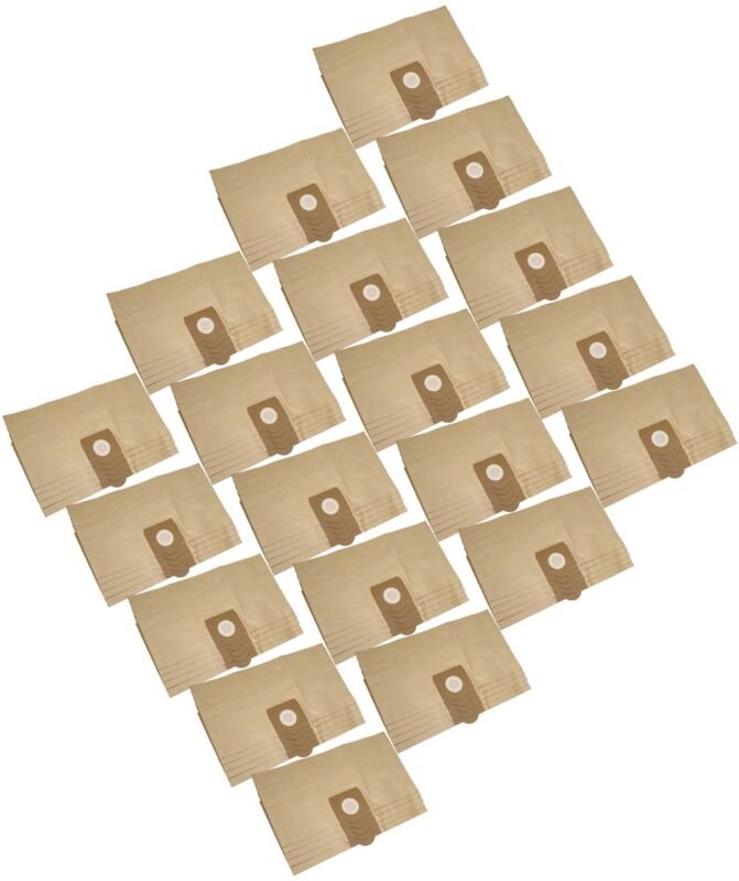 vhbw 50x Staubbeutel kompatibel mit Kärcher A 2001, K 2001, K 3011, NT 2001, NT 211, NT 3011 Staubsauger - 36,5cm x 29,8...