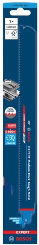 Bosch EXPERT Säbelsägeblatt Medium-Thick Tough Metal S1255HHC