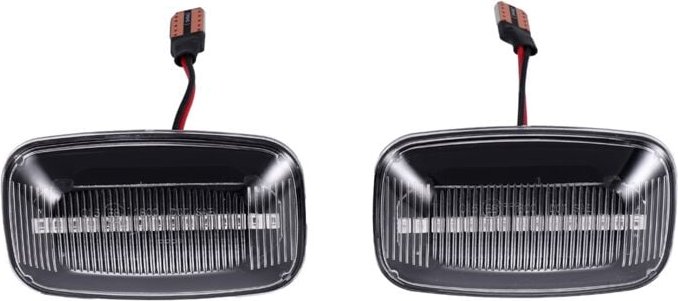 Tlily - 2 StüCk Auto Dynamisch led Seiten Markierung Leuchte Wenden Signal Blinker für Land Cruiser 70 80 100 Series