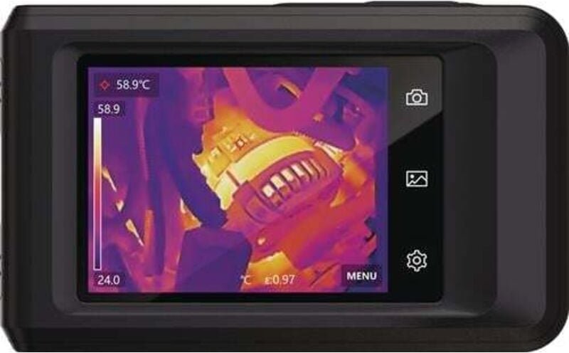 Testboy - Wärmebildkamera tv 296 3,5Zoll Farb-Display 256x192 Bildpunkte-20 b.+400GradC