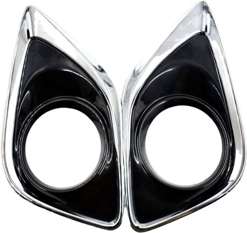 Tlily - 2Pcs Auto Front Stoßstange Nebel Licht Kühlergrill Abdeckung Nebel Licht Abdeckung Trim Für Toyota Venza 2013-20...