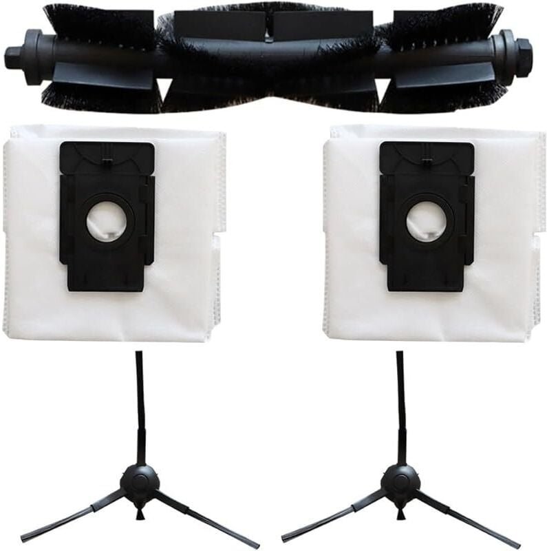 FOREHILL Ersatzteilset für Verefa L11 Pro Staubsauger mit Haupt- und Seitenbürste sowie zwei Staubbeuteln