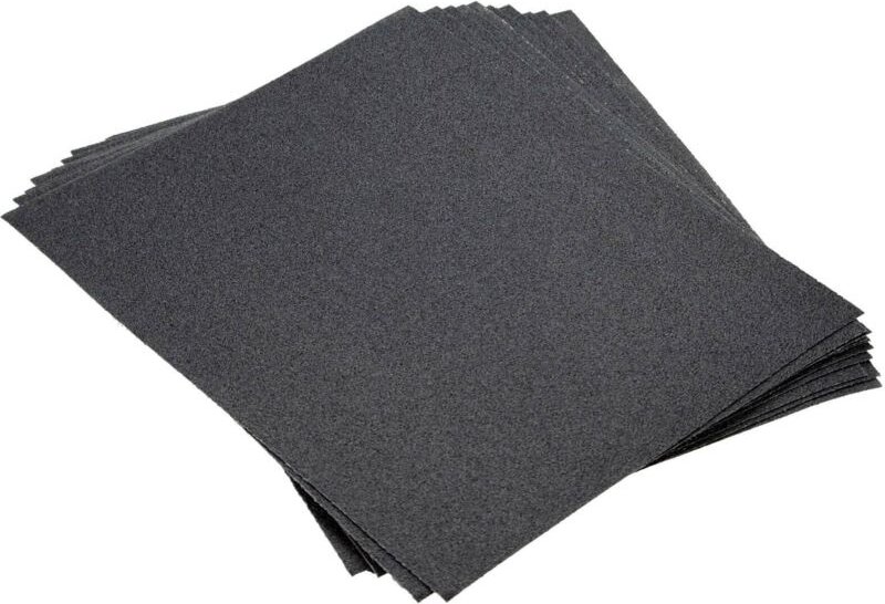 Thumbnail - 10 Blatt Korn 280 Schleifpapier Schleifbogen 230x280mm nassfest