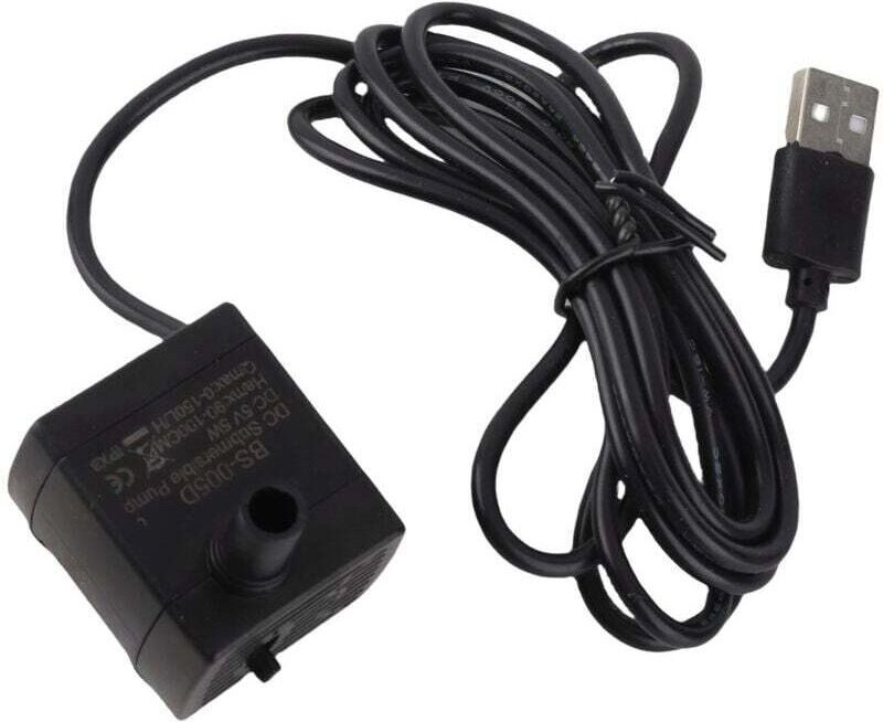 Vtizikl Pompe a eau Submersible, Ultra Silencieuse Pompe Fontaine a eau chat, Pompe Aquarium pour Aquarium, Étang Fontai...