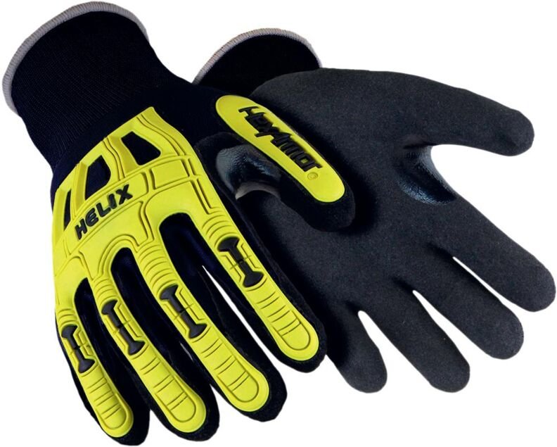 HexArmor Helix® Schutzhandschuh 1095 grau, gelb Gr. 11