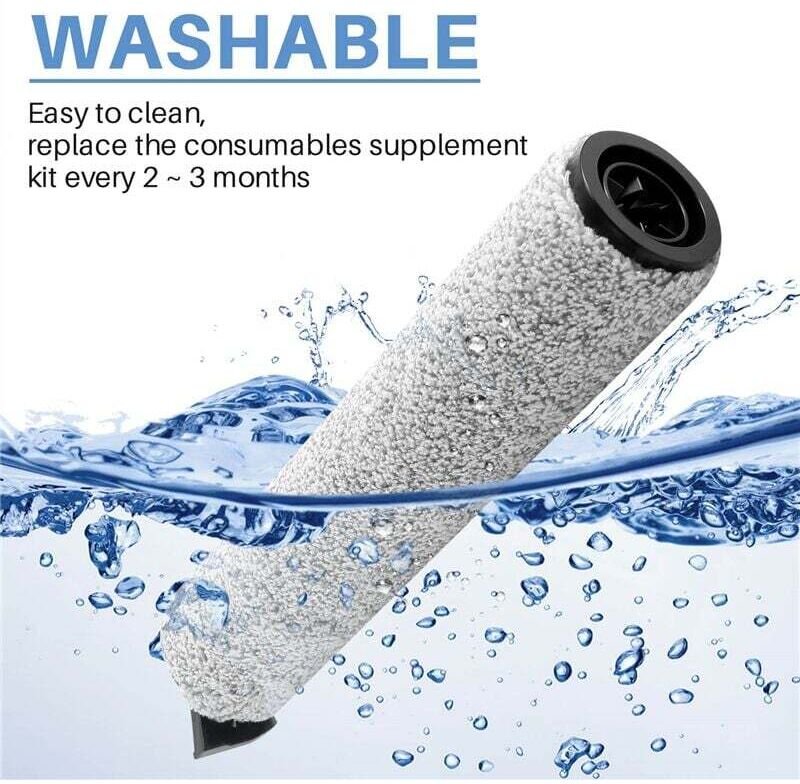 2er-Pack Ersatzbürstenwalzen für den iFloor 3 Floor One S3 Akku-Staubsauger – Nass/Trocken