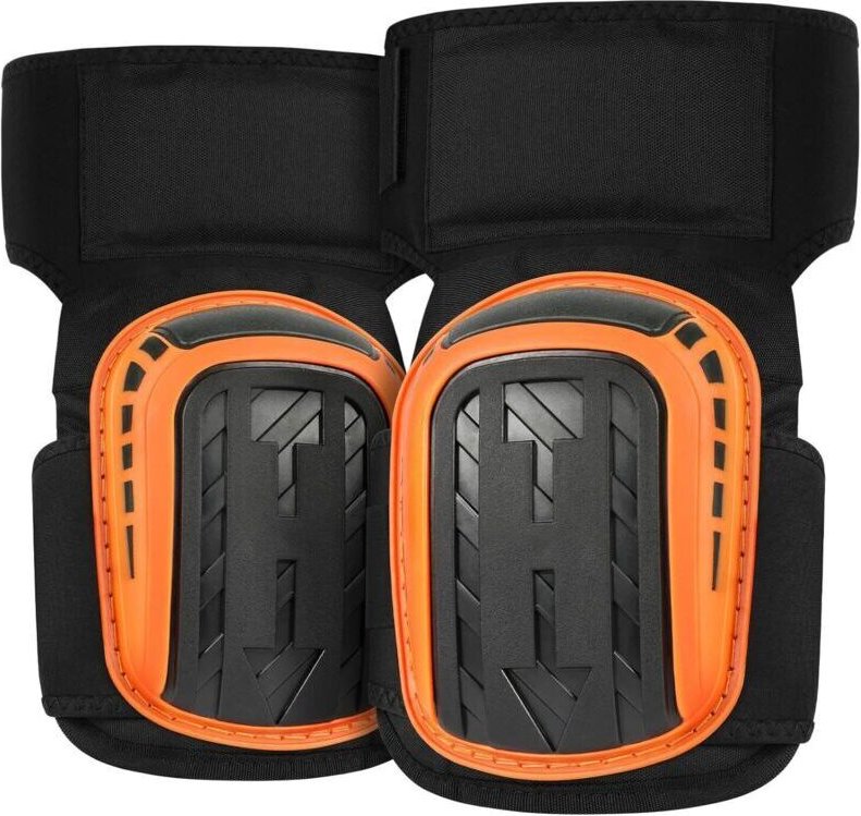 Arbeitsknieschoner, professionelle Knieschoner mit robuster Schaumstoffpolsterung und Gelkissen, verlängerter Riemen