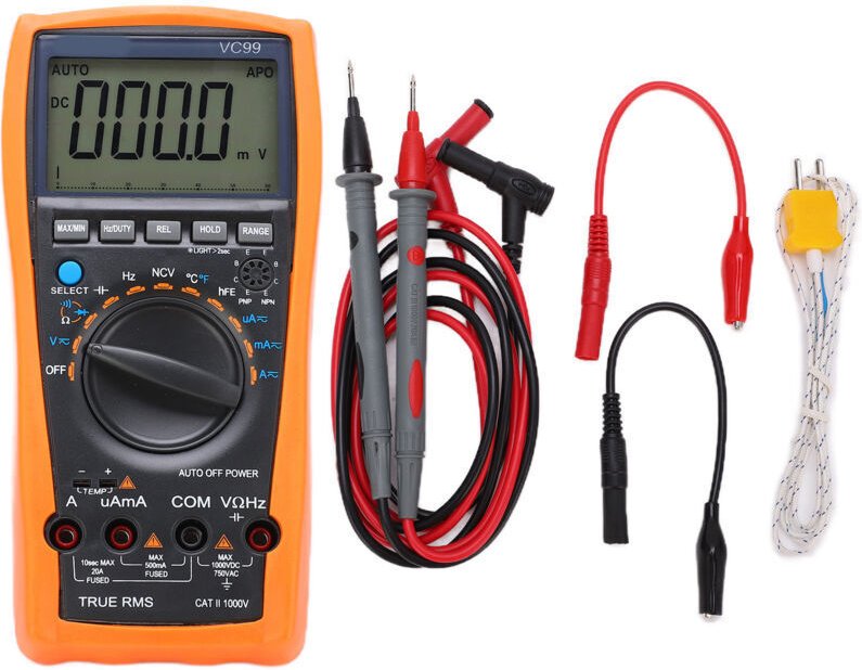 Multimeter – Hochpräzisionsinstrumente – Englischer Standard + Stofftasche