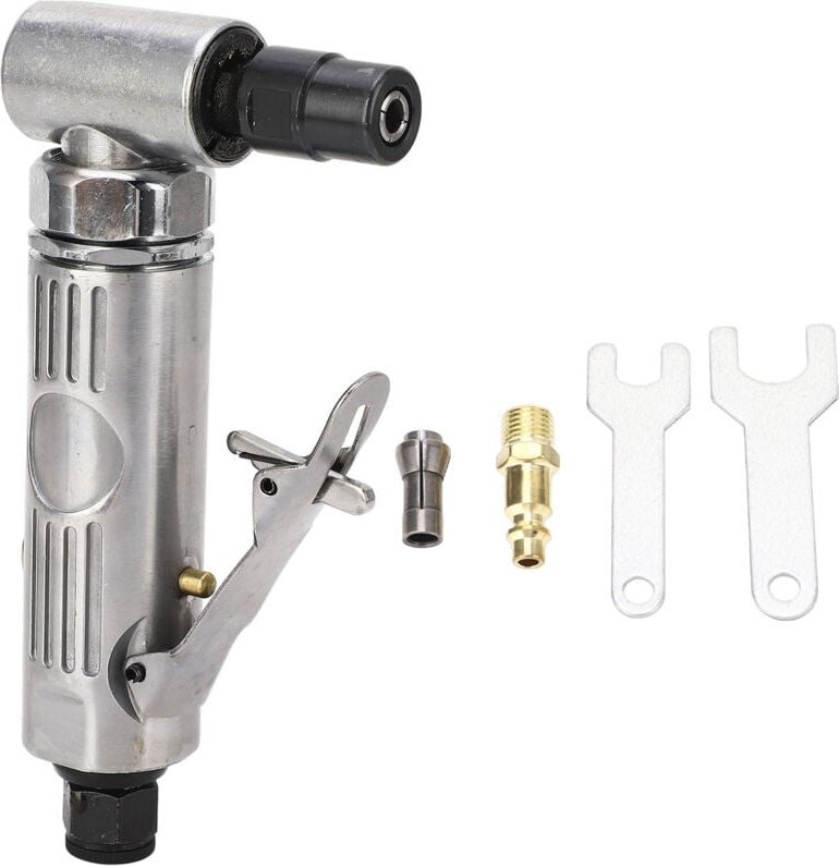 Sonew 90°-Schleifmaschine, pneumatische 90°-Schleifmaschine mit einstellbarer Drehzahl zum Polieren, ergonomisches Desig...