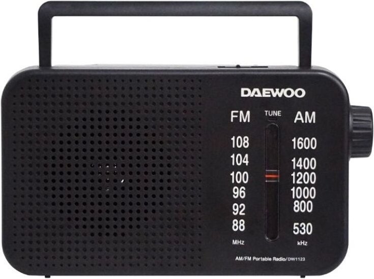 Tragbares Radio daewoo dw1123/ schwarz