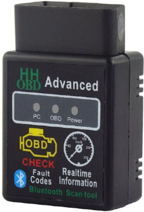 OBD-2-Scanner zur Fehlerdiagnose für Fahrzeuge (schwarz)