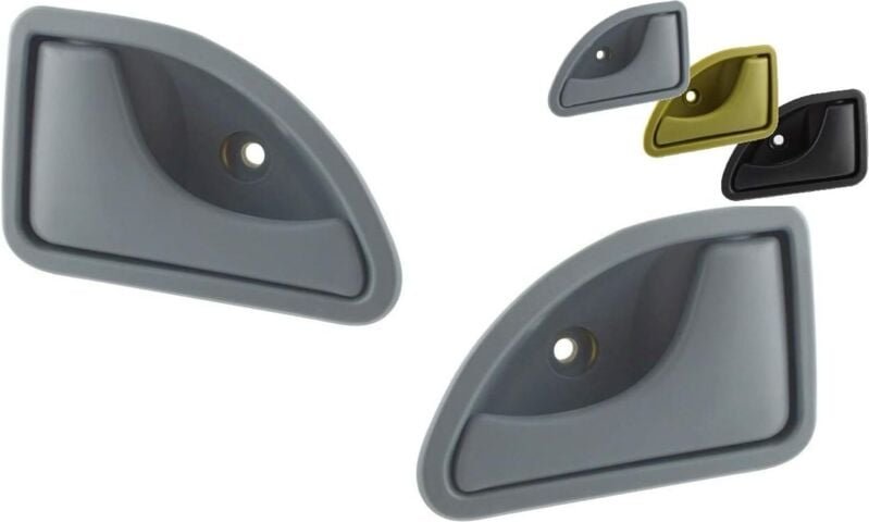 Linghhang - 2 x Türgriff vorne links und rechts twingo/kangoo, lebenslange garantie (Grau)