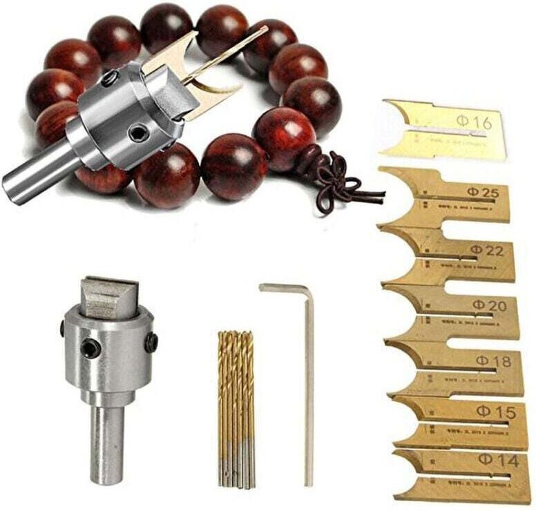 16-teiliges Fräser-Set für die Holzbearbeitung – Fräser- und Schneideset – Kleines, tragbares Werkzeugset aus hochfestem...