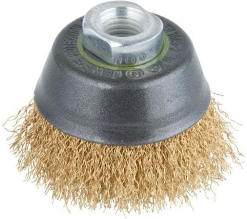 Thumbnail - Topfdrahtbürste M14 Gewinde Messing Topfdrahtbürste - Wolfcraft