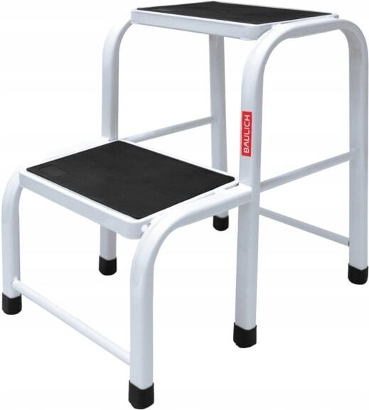 Hocker, Arbeitsplattform, rutschfester Hocker, Haushaltsleiter, 2-stufig, 150 kg, BAULICH