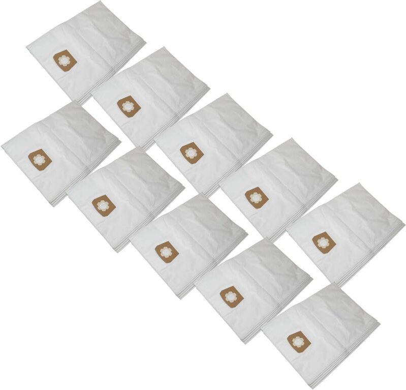 vhbw 50x Staubbeutel Ersatz für Kärcher 6.904-285.0 für Staubsauger - 30l Füllvolumen 43,5cm x 32cm Weiß