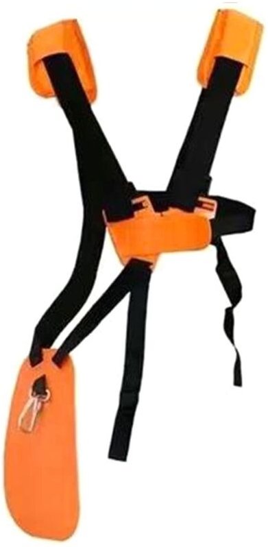Doppelter Schultergurt, Nylon-Gurt für Rasenmäher, Gartenmäher-Tragegurt, gepolsterter Schultergurt für Freischneider