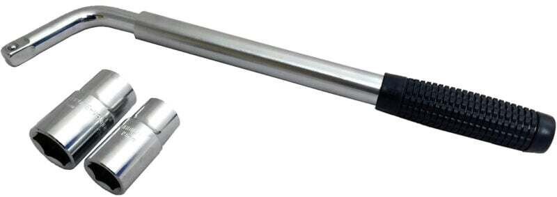 SS5324 Radmutternschlüssel - Ausziehbarer Griff - Steckschlüsselgrößen: 17 mm, 19 mm, 21 mm, 23 mm - Kompatibel mit alle...