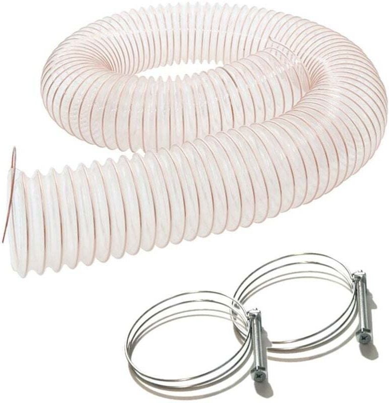 Diamwood Flexibler Absaugschlauch für Staub und Späne aus kupferbeschichtetem PU-Stahl – 2,5 m – Durchmesser 100 mm – Wa...