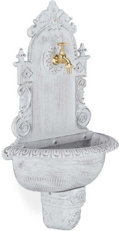 Xl antique wall fountain