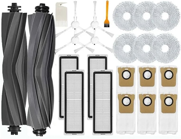 Für Bot L20 Ultra/X20 Pro Wichtigsten Seite Pinsel Hepa-Filter Mopp Lappen