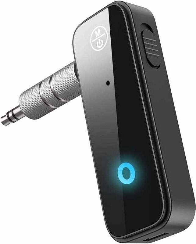 Bluetooth-Empfänger, Bluetooth-Autokupplungsadapter, Bluetooth 5.0-Sender, tragbarer drahtloser 3,5-mm-AUX-Bluetooth-Ada...