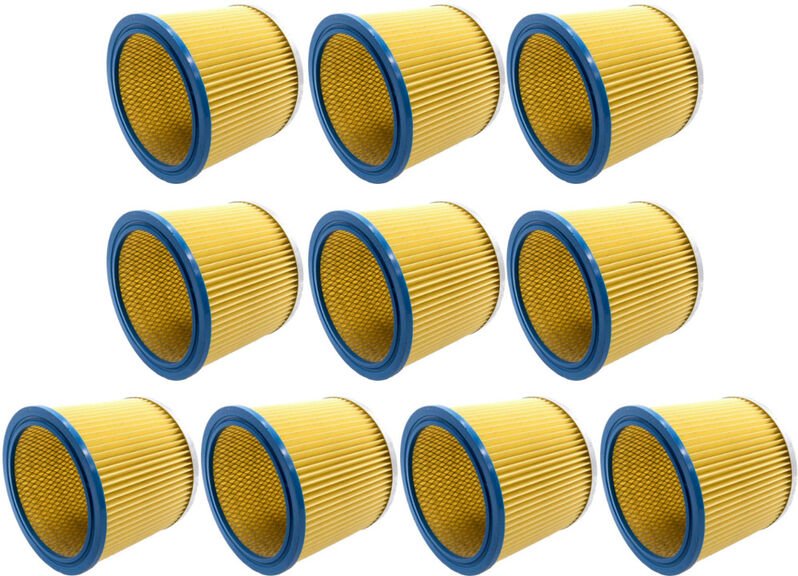 10x Trade-Shop Faltenfilter Lamellenfilter Ersatz für Aqua Vac 730 73007 73021 73031 73042 740 7400 7402 7402B 7402B/P 7...