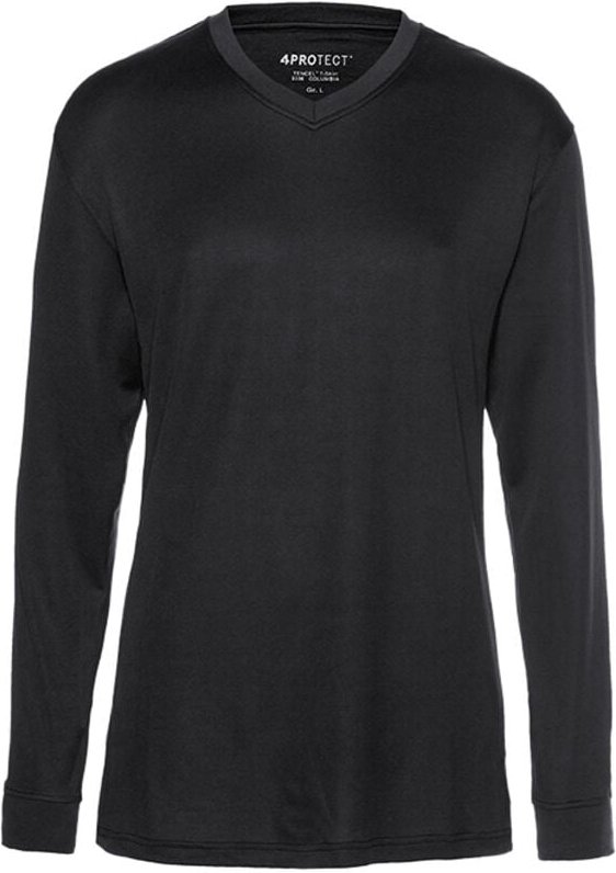 4PROTECT® UV-Schutz-Langarm-Shirt AUSTIN schwarz EN 13758-2, 3342 Gr. XL