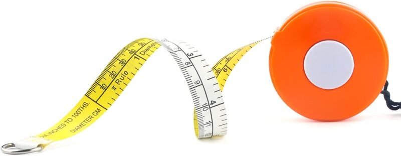 Perfekter Pi-Durchmesser-Umfang Pi-Maßband – Imperiales und metrisches 1/2-Maßband