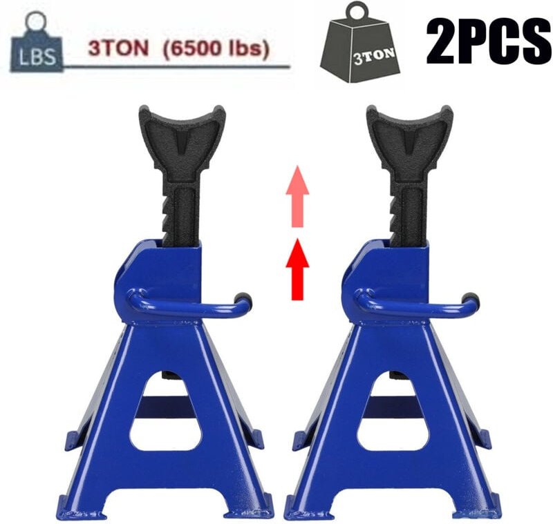 Dayplus - 2PCS 3 tonnen Auto Wartung Unterstellböcke Achsständer - lebenslange garantie