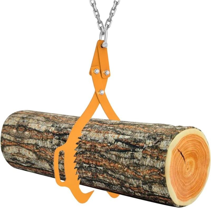 Forstzange Für Baumstämme 21 Inch Rückezange Holzzange Hebezange Holzgreifer Packzange Bis 533 mm 700 kg Verladezange Fü...