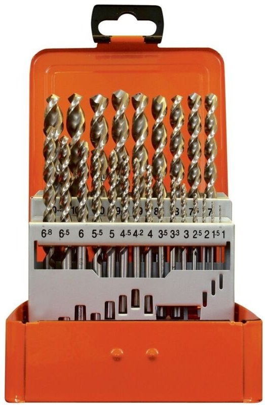 Projahn Bohrerkassette HSS-Co Typ UF-L 24-tlg. 1-10,5/0,5 mm