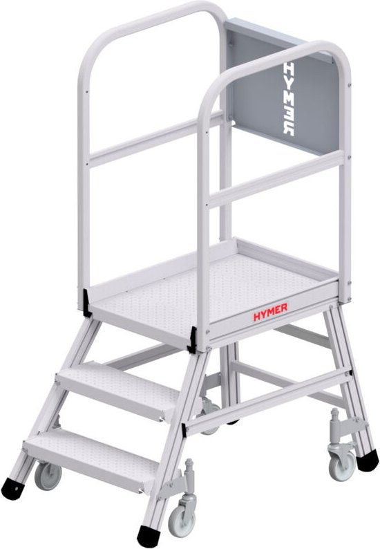 Hymer Podesttreppe 6388 R13 fahrbar einseitig begehbar 3 Stufen