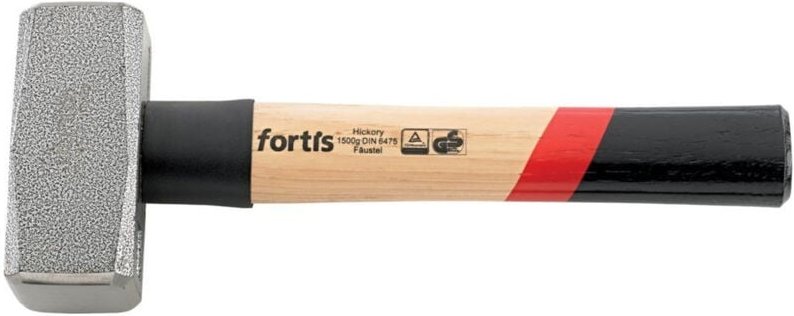 Fortis - Fäustel din 6475 Hickorystiel mit Stielschutz, 2000g