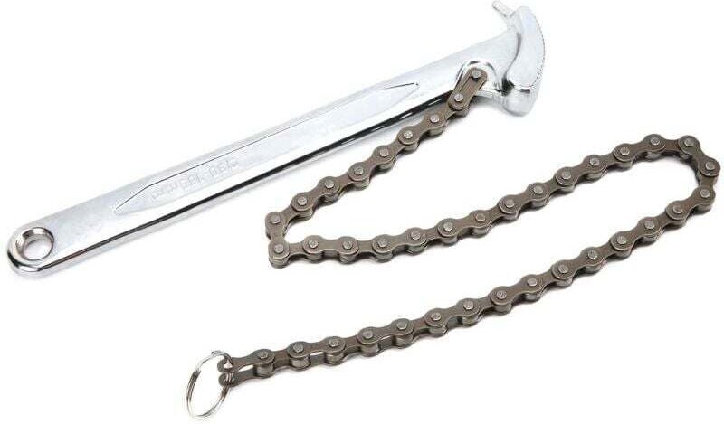 Vtizikl Pince de serrage pour chaîne - Clé de verrouillage pour filtre à huile - Pince de verrouillage de chaîne de tuya...