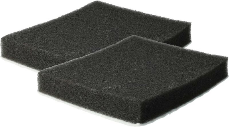 Vhbw - 2x Mikro-Hygienefilter kompatibel mit Samsung VCC47F0V32/XTR, VCC47F0V3R/XEO Staubsauger - Luftfilter Schwarz Wei...