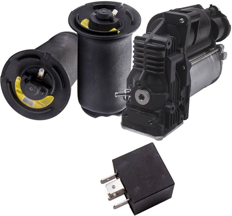 BFO - Kompressor + 2x Luftfederbalg Hinten for bmw 5er 520d E61 Touring 37106793778 Kompressor Niveauregulierung + Luftf...