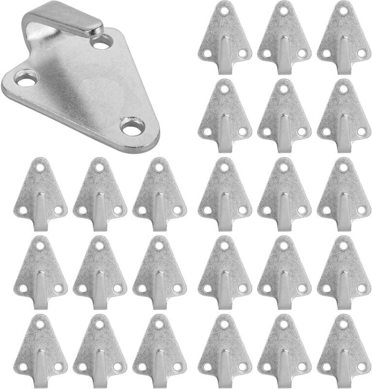 Thumbnail - 30 Stück Metall-Planenhaken mit drei Löchern – Zurrhaken – Zurrösen – Anhängernetzhalter zur Sicherung von Anhängernetze...