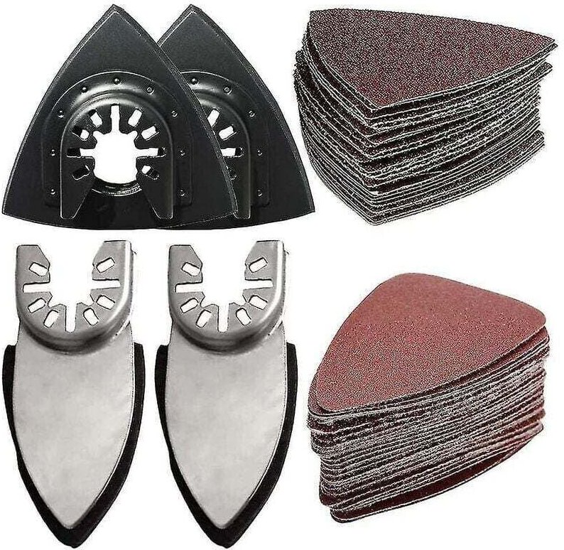 54-teiliges Detail-Schleifpad-Set, kompatibel mit Holz/Trockenbau und anderen Polier-Schleifpads – TRIMEC