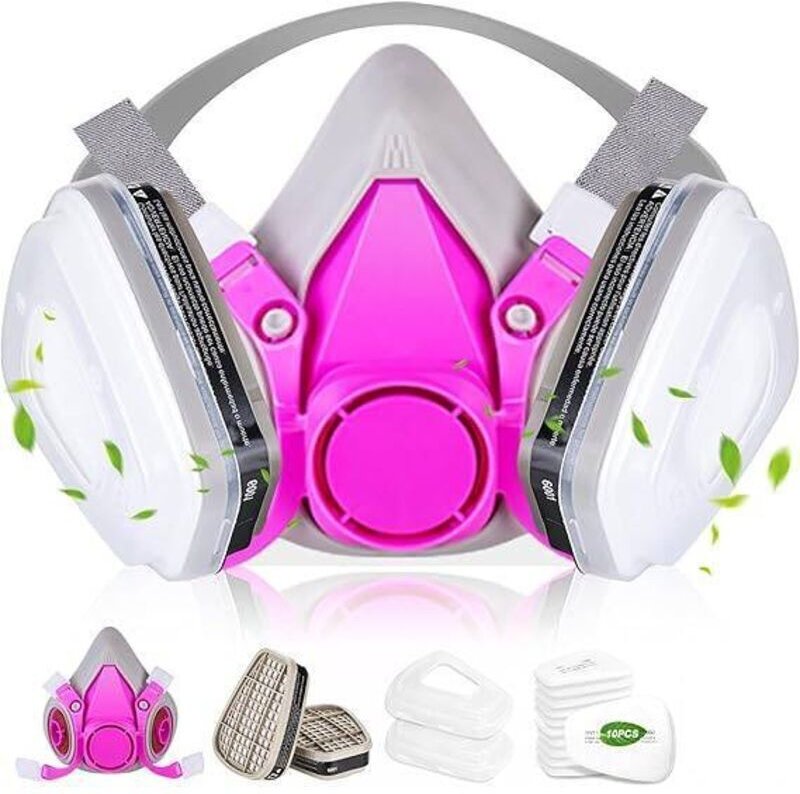 Atemschutzmaske mit Filter, nuklear- und chemisch-gasgeschützte Überlebensmaske – wiederverwendbare Atemschutzmaske für ...