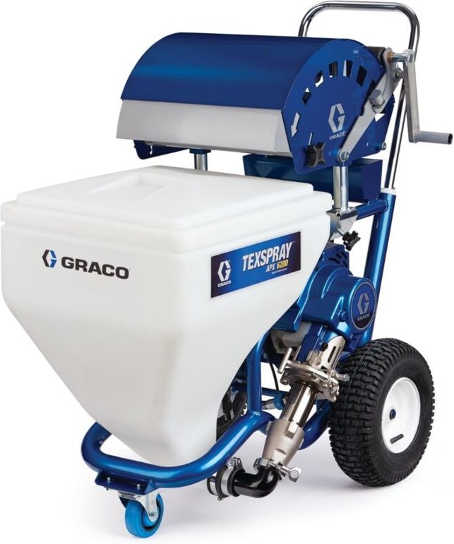 TexSpray apx 6200 Glattbeschichtungssprühgerät – 230 v – Graco Beutelentleerungsrolle – 17N346